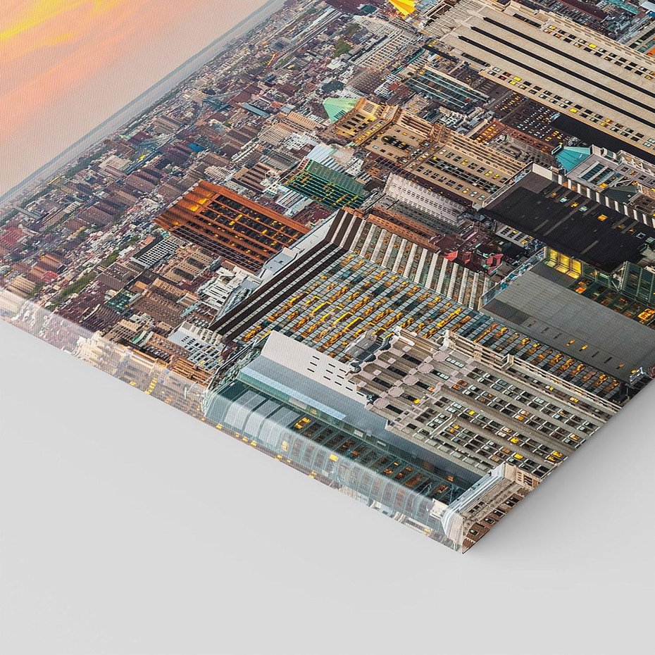 Obraz na płótnie - miasto, drapacze chmur, panorama