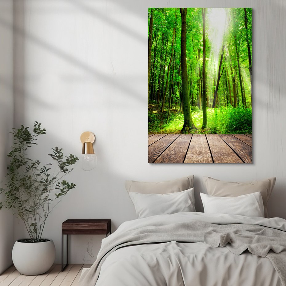 Obraz na płótnie - las, drzewa, przyroda