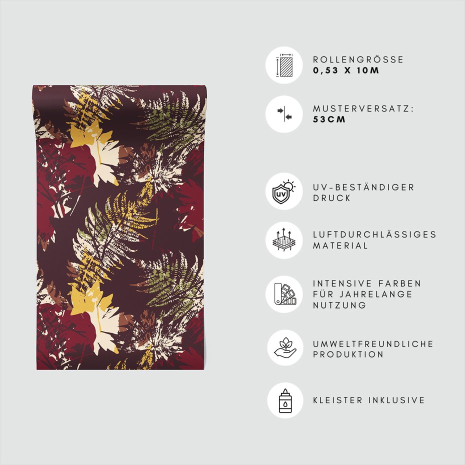 Tapeta - liście, paprocie, natura