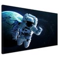 Obraz na płótnie - kosmos, przestrzeń, astronauta