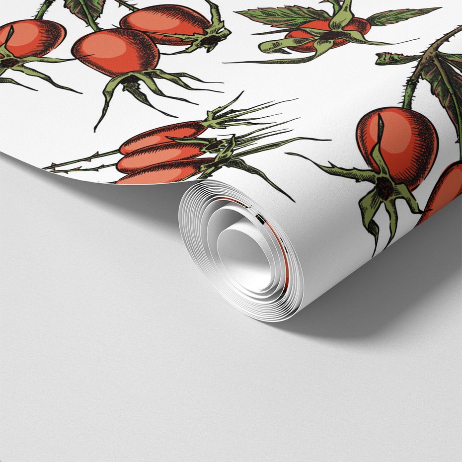 Tapeta - owoce, liście, natura