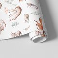 Tapeta - dziecięca, zwierzęta, las, ilustracje
