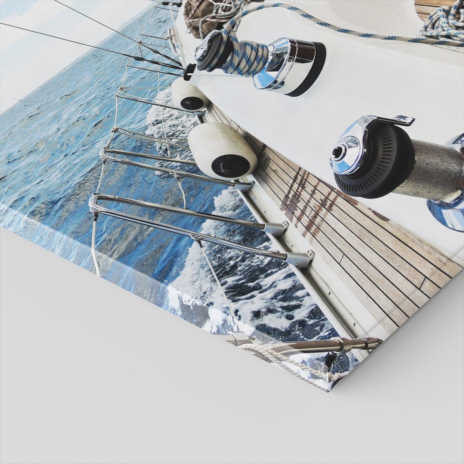 Obraz na płótnie - żaglówka, morze, woda