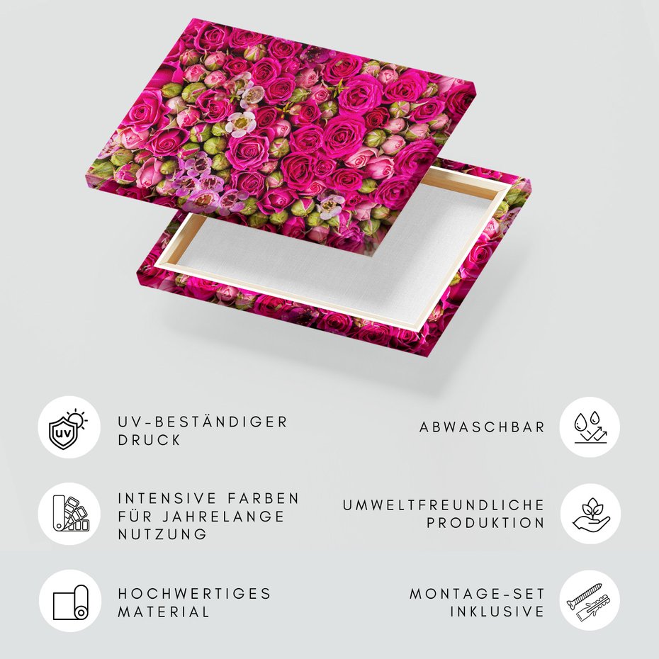 Obraz na płótnie - róże, kwiaty, bukiet