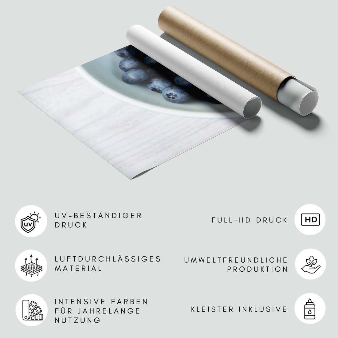 Fototapeta - jagody, miska, owoce