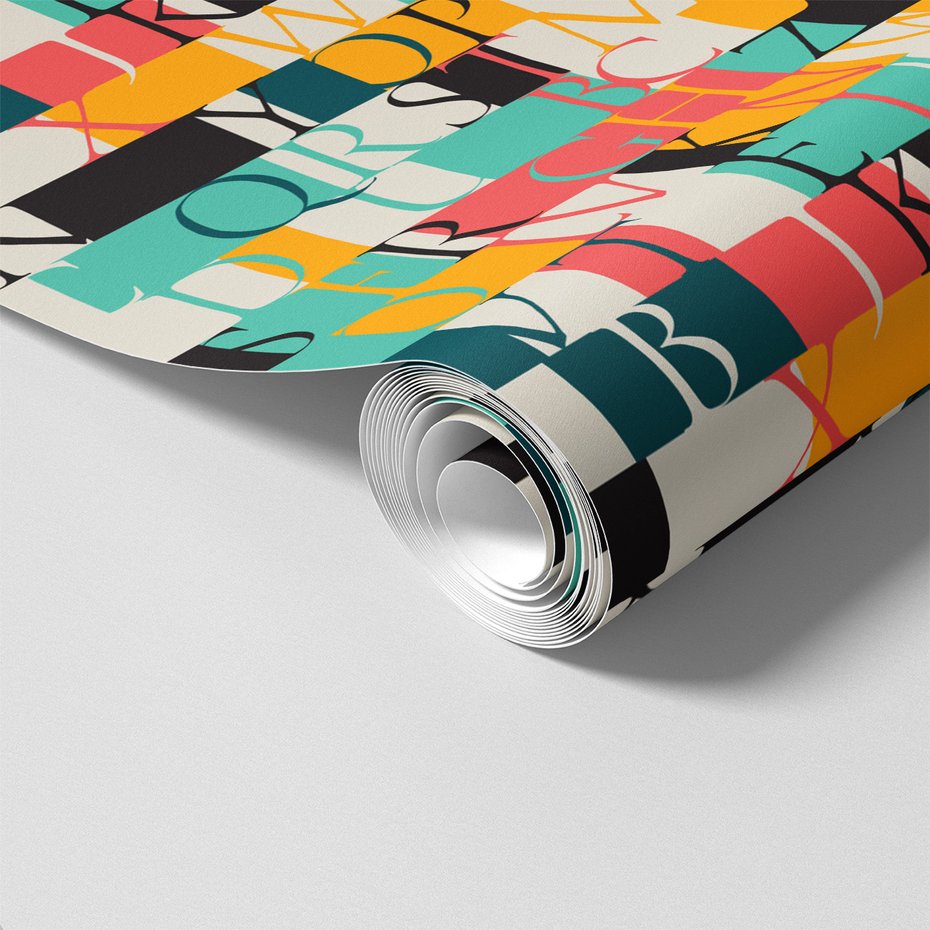 Tapeta - litery, alfabet, bloki