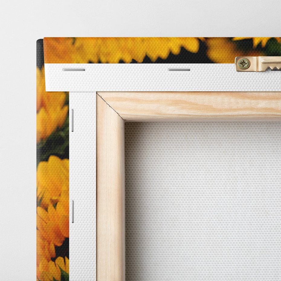 Obraz na płótnie - słoneczniki, kwiaty, żółty