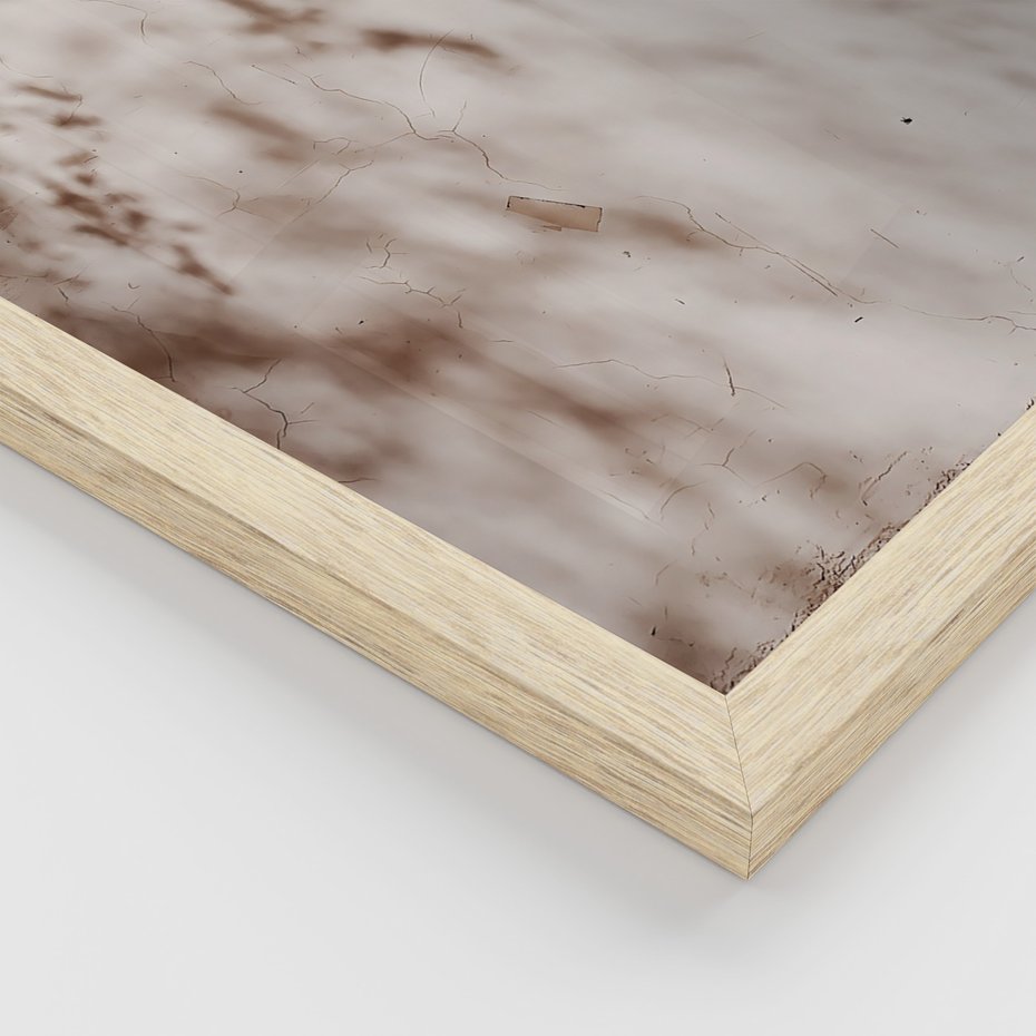 Zestaw obrazy w ramie, plakaty - cienie, trawa, abstrakcja - rama drewno