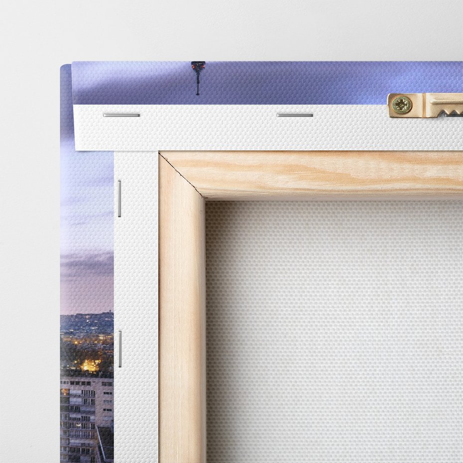 Obraz na płótnie - Paryż, Wieża Eiffla, rzeka