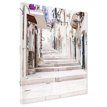 Obraz na płótnie - uliczka, schody, miasto