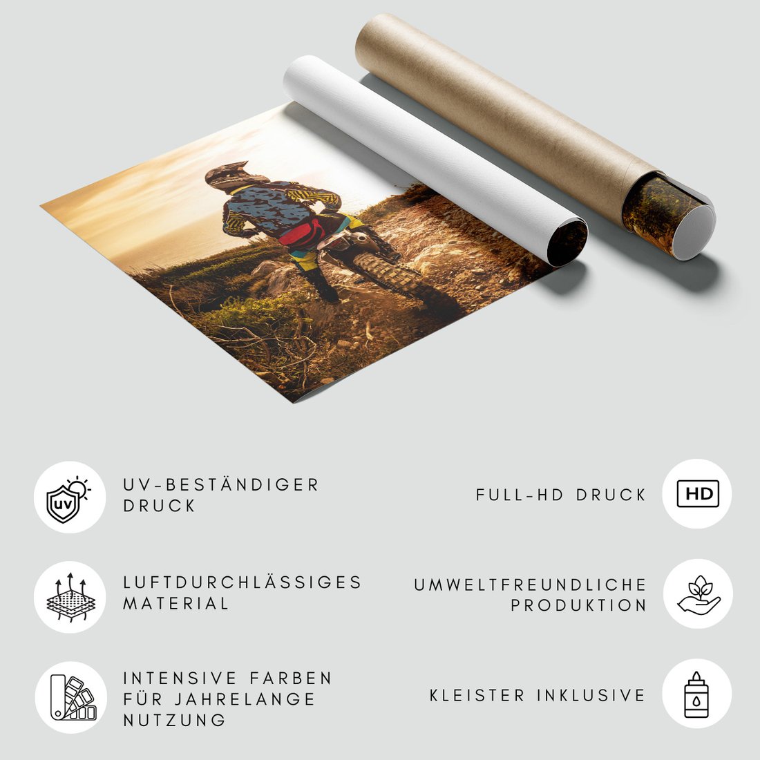 Fototapeta - motocykl, morze, enduro