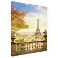 Obraz na płótnie - Paryż, wieża Eiffla, miasto