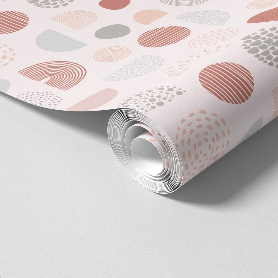 Tapeta - koła, linie, abstrakcja