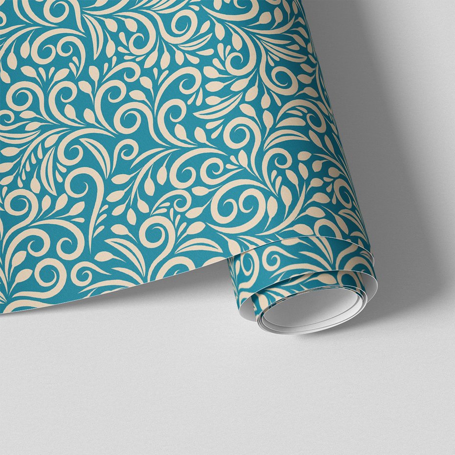 Tapeta - ornamenty, abstrakcja, zawijasy