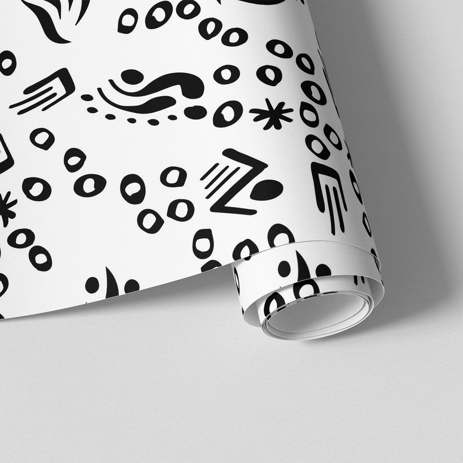 Tapeta - abstrakcja, kształty, grafika