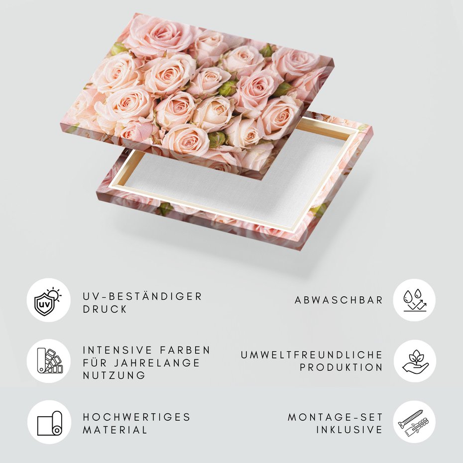 Obraz na płótnie - róże, kwiaty, bukiet