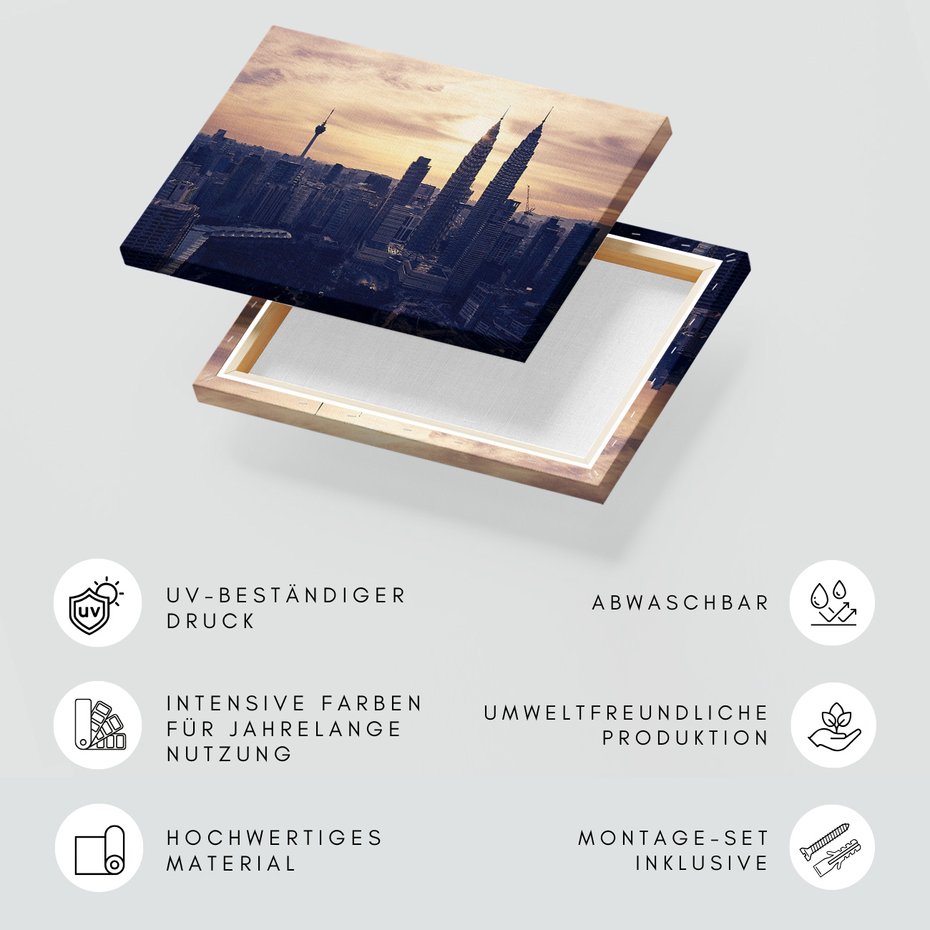 Obraz na płótnie - miasto, budynki, panorama