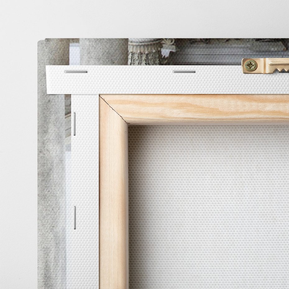 Obraz na płótnie - kolumny, architektura, korytarz