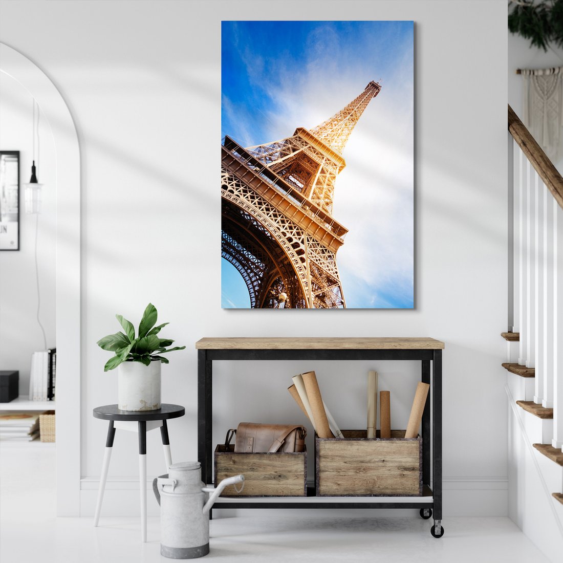 Obraz na płótnie - Eiffel, wieża, Paryż