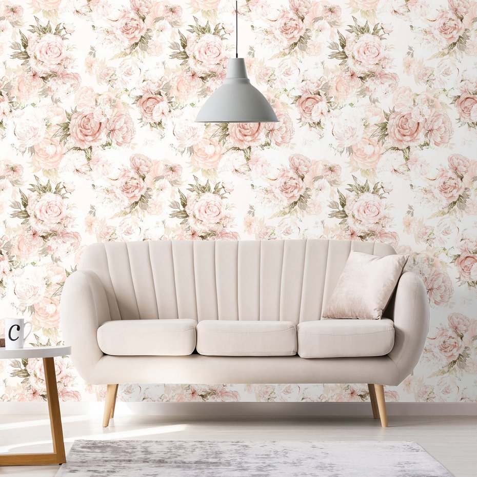 Tapeta - kwiaty, róże, liście