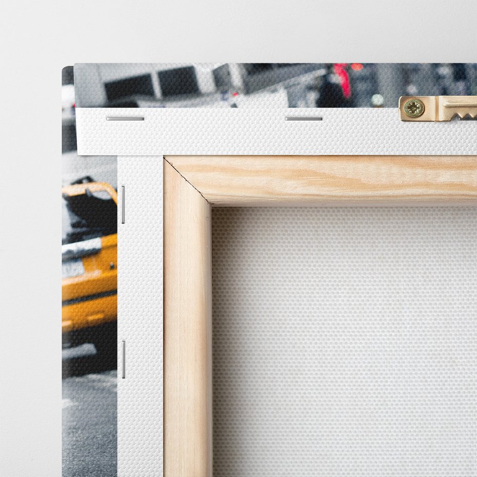 Obraz na płótnie - taxi, ulica, miasto