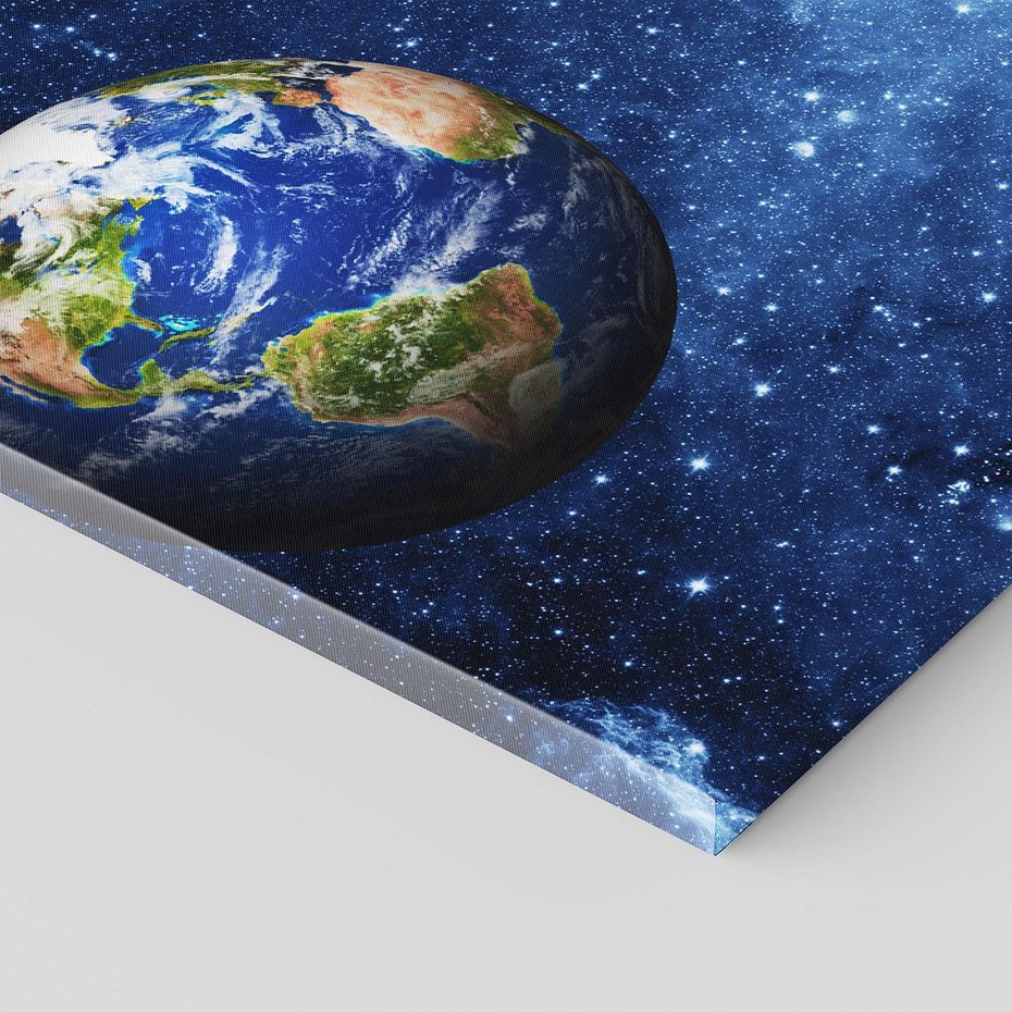 Obraz na płótnie - ziemia, kosmos, planeta