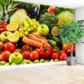 Fototapeta - owoce, warzywa, zdrowie