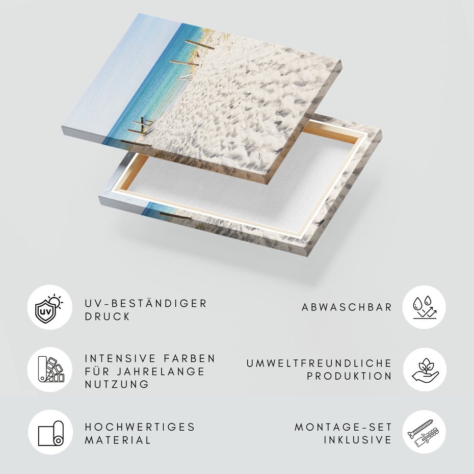 Obraz na płótnie - plaża, piasek, morze