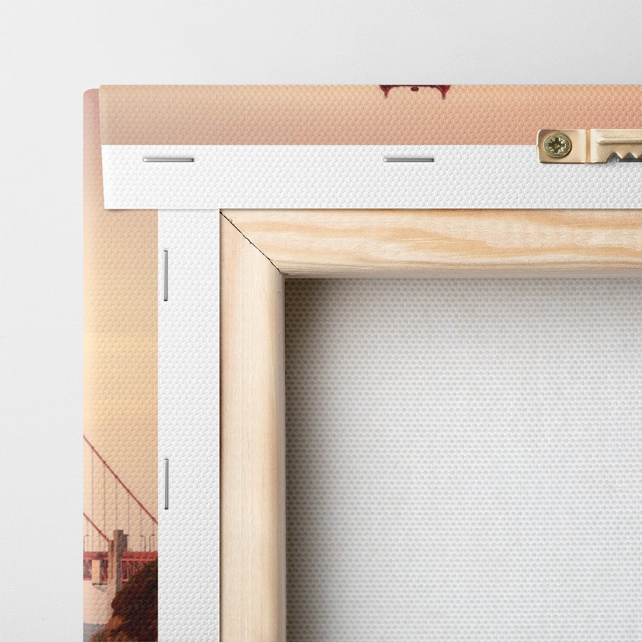 Obraz na płótnie - most, krajobraz, woda