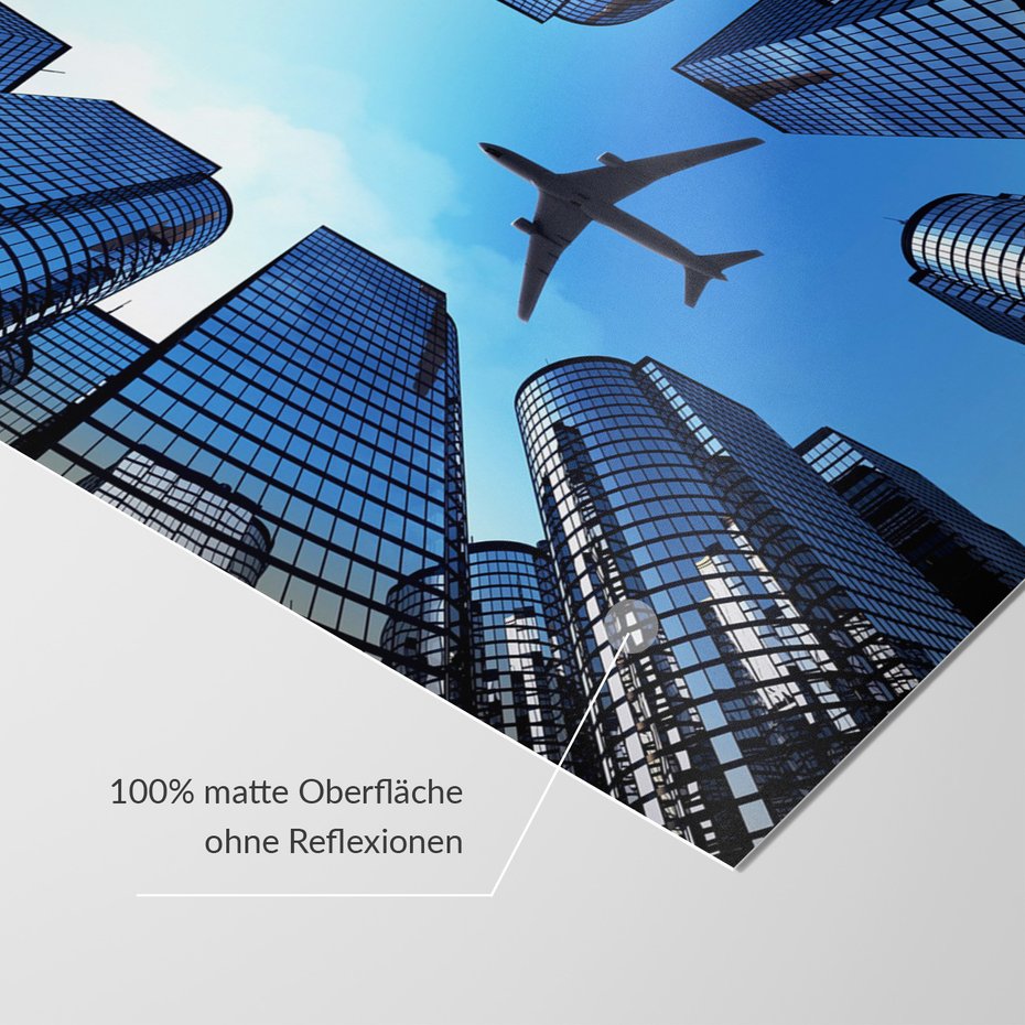 Fototapeta - miasto, samolot, budynki