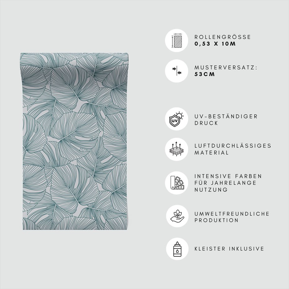 Tapeta - liście, monstera, natura