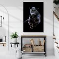 Obraz na płótnie - pantera, czarna, kot