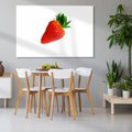 Obraz na płótnie - truskawka, owoc, czerwony