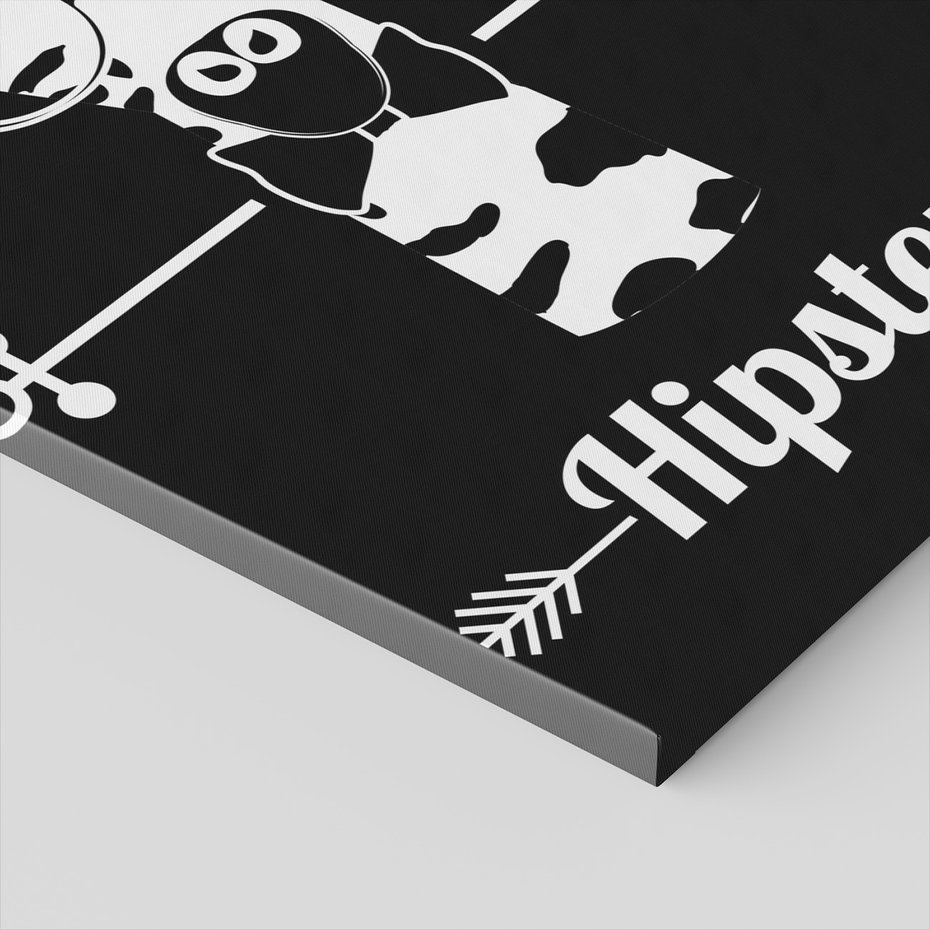 Obraz na płótnie - żyrafa, hipster, grafika