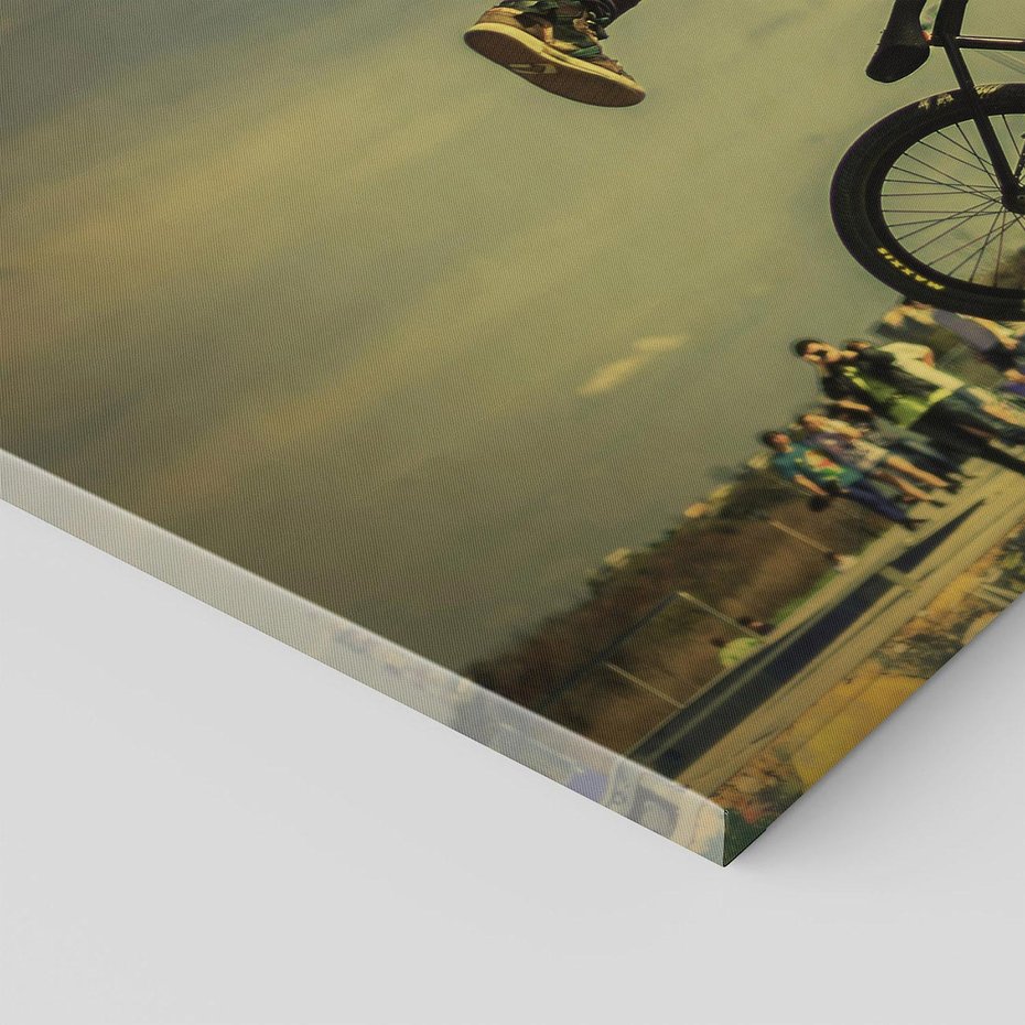 Obraz na płótnie - BMX, rower, trik