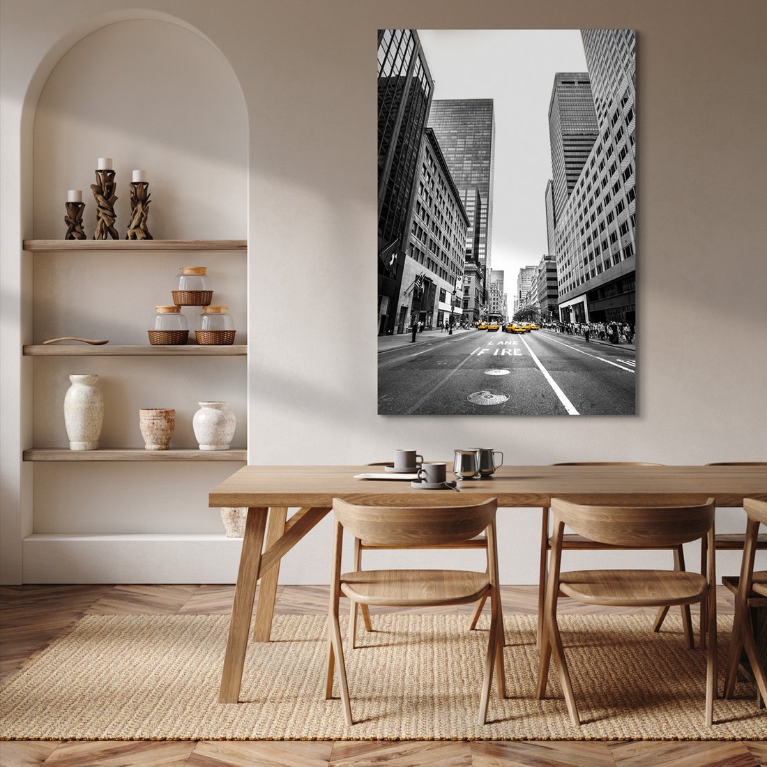 Obraz na płótnie - miasto, ulica, budynki