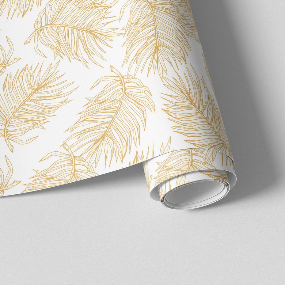 Tapeta - liście, natura, elegancja