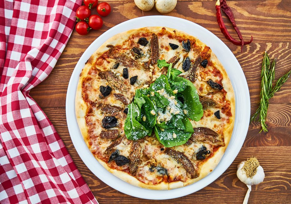 Fototapeta - pizza, jedzenie, włoska