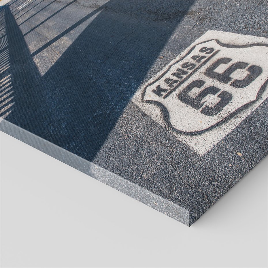 Obraz na płótnie - most, droga, Kansas