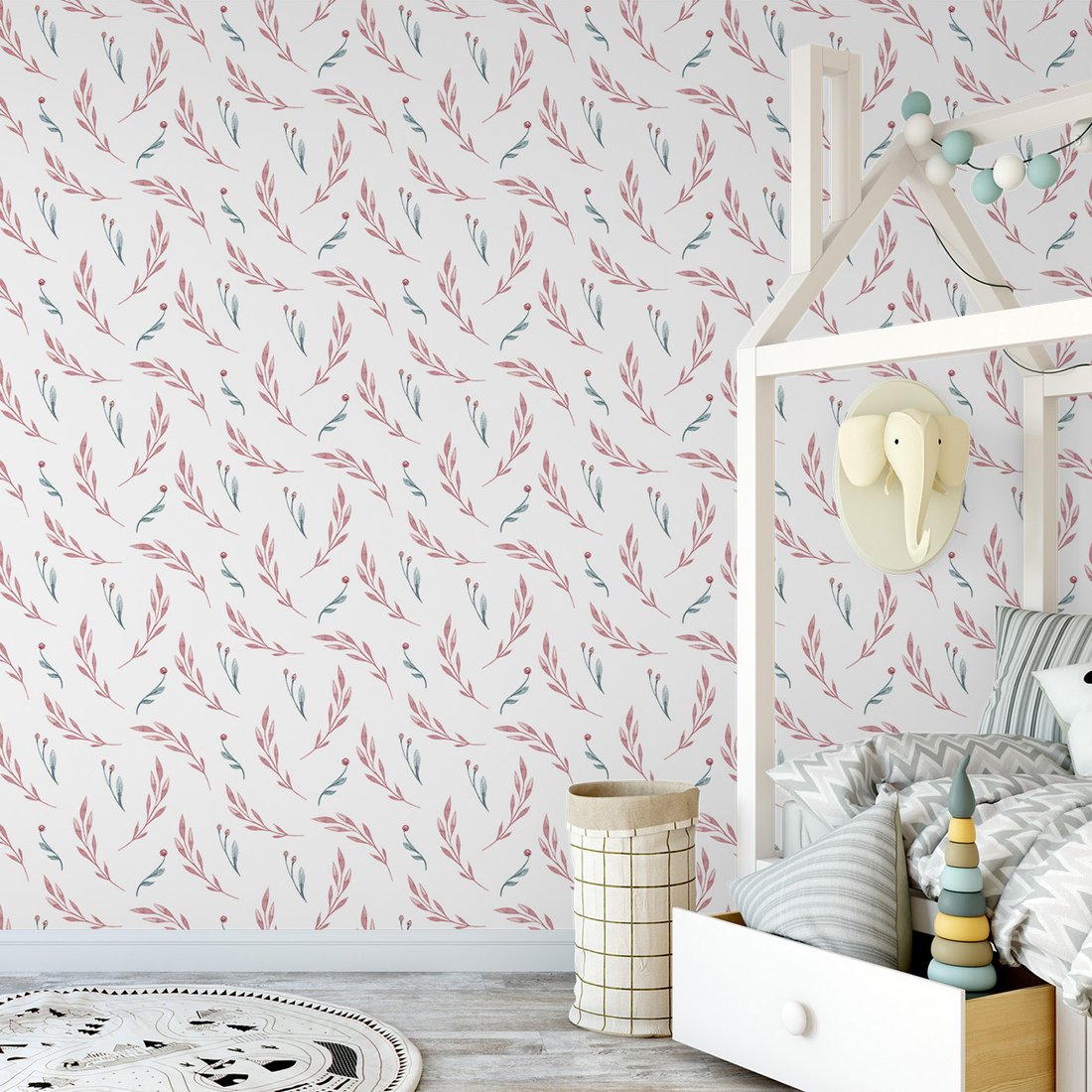 Tapeta - liście, gałązki, natura