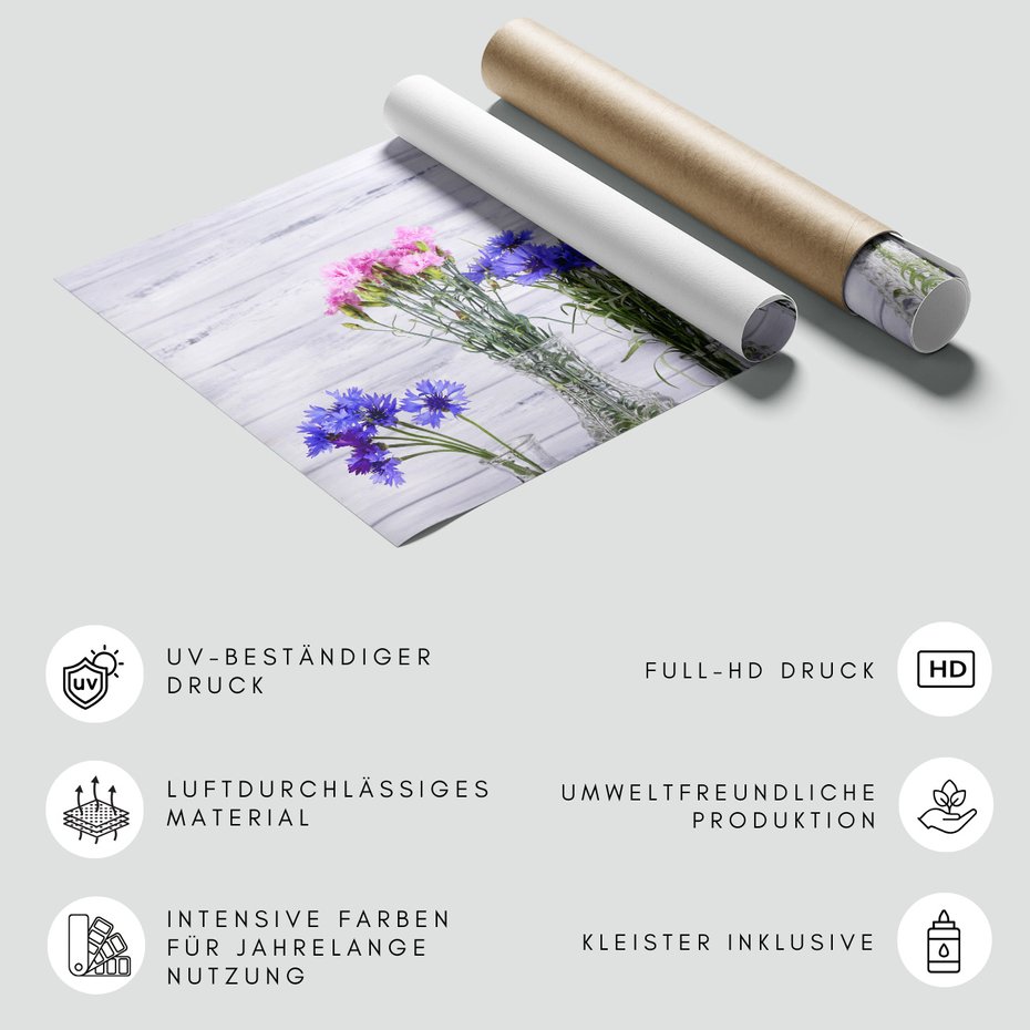 Fototapeta - kwiaty, wazon, kompozycja