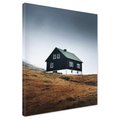 Obraz na płótnie - dom, wzgórze, krajobraz