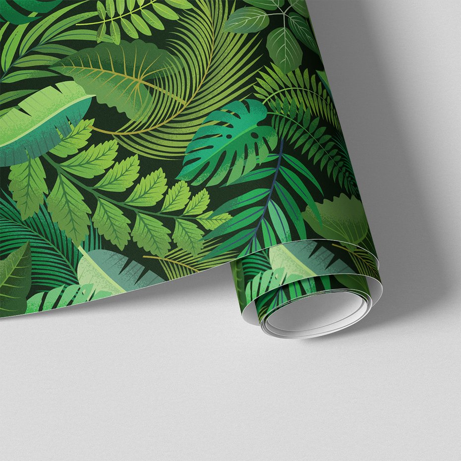 Tapeta - liście, dżungla, roślinność
