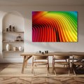 Obraz na płótnie - kolorowe, abstrakcja, tęcza