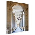 Obraz na płótnie - kolumnada, architektura, zegar