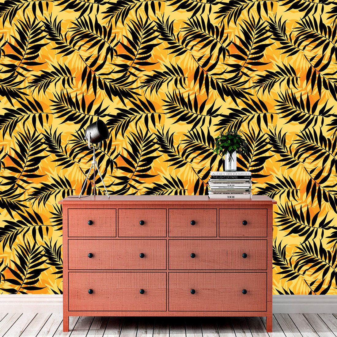 Tapeta - liście, tropiki, tło