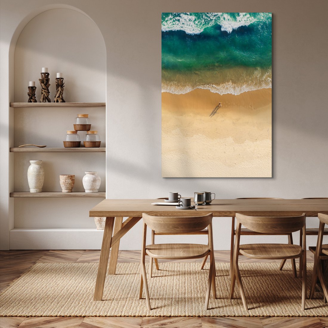 Obraz na płótnie - plaża, morze, piasek