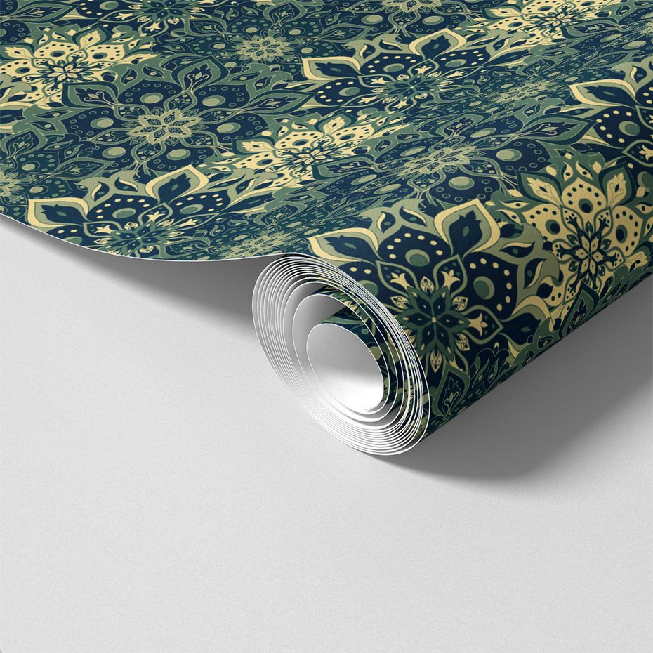 Tapeta - ornament, kwiat, abstrakcja