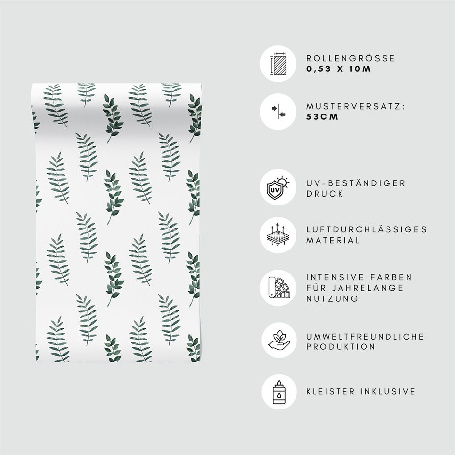 Tapeta - liście, gałązki, natura