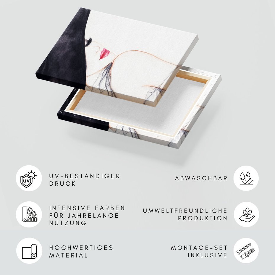 Obraz na płótnie - kobieta, kapelusz, portret